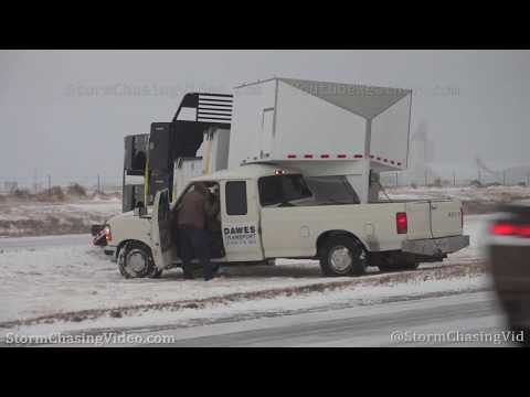 Winter Storm shuts down Interstate 70 at Kansas – Colorado Boarder