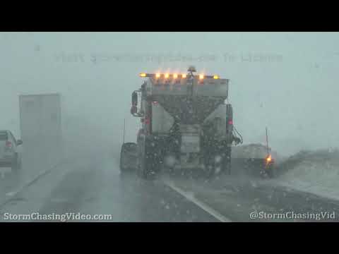 Heavy Snow and Accidents on I35 in McPherson County, KS – 2/25/2020