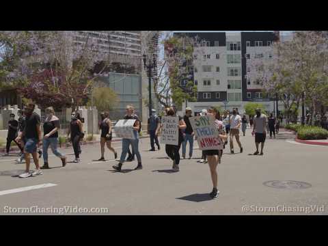 San Diego, CA Protesters Shutdown I-5 and Downtown Streets – 5/31/2020