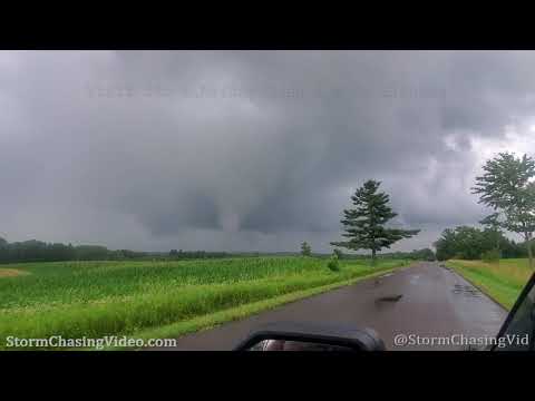 Raw Tornado Footage from Clayton, WI – 7/21/2020