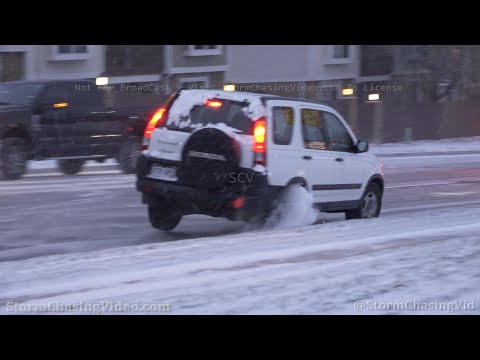 Vehicle Loses Control on Extremely Icy Roads, Colorado Springs, CO – 10/25/2020