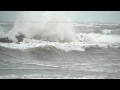 Hurricane Zeta Waves Ahead Of The Storm, Grand Isle, LA – 10/28/2020
