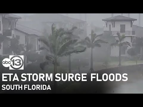 Eta storm surge brings flooding to Fort Lauderdale, Miami and more