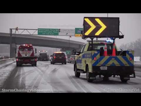 Snow Causes Slick Conditions and Crashes, Twin Cities, MN – 2/21/2021