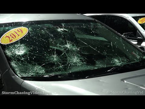 Extensive Hail Damage In Norman, OK 4/29/2021