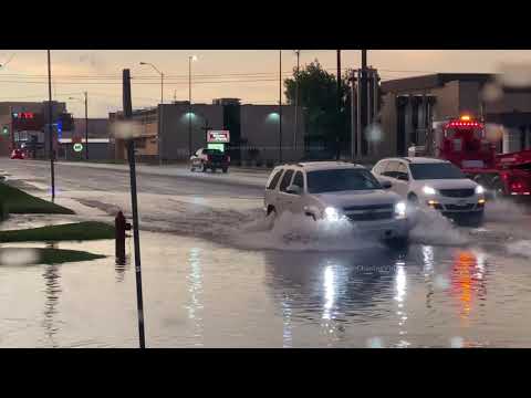 Heavy Rains Cause Flash Flooding, Chickasha, OK – 5/27/2021