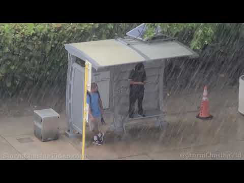 Lightning And Torrential Rain hit Ft Lauderdale, FL – 6/29/2021