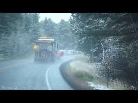 Snow and Aspens, Peak to Peak Highway 72, Ward, CO – 10/12/2021