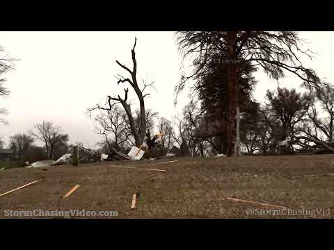 Kingsley and Sutherland, Iowa Tornado Damage – 12/15/2021
