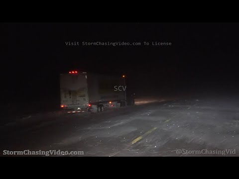 Blizzard Creates Extremely Difficult Travel, Fargo, ND – 1/4/2022