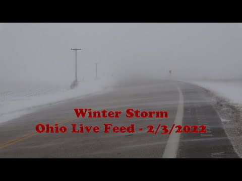 🔴 LIVE Winter Storm Live Stream, Ohio #IRL – 2/3/2022