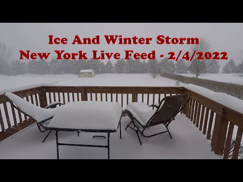 Freezing rain and sleet in Poughkeepsie NY – 2/4/2022