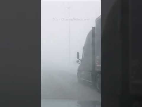 Extreme Whiteout Blizzard Conditions in Fargo ND Today! 2/18/22