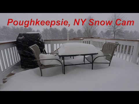 🔴 LIVE – Winter Storm Hits Poughkeepsie NY – 3/12/2022
