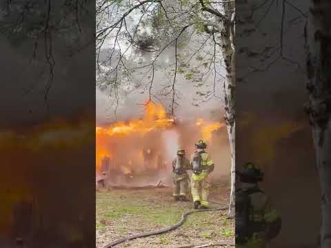 Firefighters FIGHT FIRE and Rescue the House!  #shorts