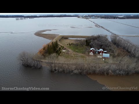 Red River Basin Flooding And Damage in ND and MN – 4/28/2022