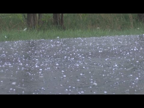 Hail and Lightning in Severe Thunderstorm,  Barron County, WI – 5/18/2022