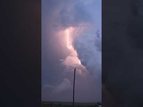Beautiful Lightning in Nebraska this Memorial Day Weekend! #shorts