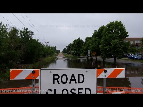 Heavy Rain Causing Flooding in Ames, Iowa – 6/6/2022