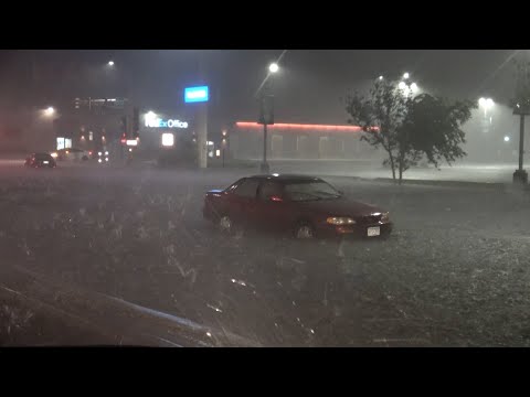 Large Hail And Flash Flooding Hits St. Cloud, MN During The Overnight – 6/24/2022
