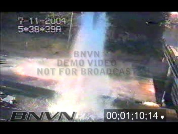 Minneapolis exploding storm sewer video