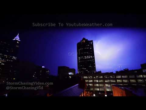 Slow Motion lightning over Raleigh, NC – 8/1/2019