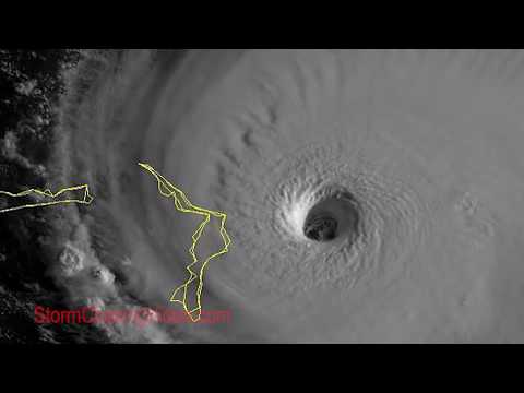 Hurricane Dorian Hitting Abaco Bahamas Visible Satellite 9/1/2019