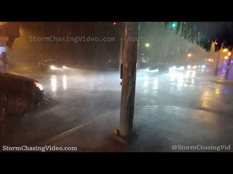 Heavy rain from Tropical Storm Nestor in Key West, FL – 10/18/2019