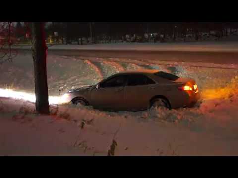 Winter Storm with numerious crashes in Saint Cloud, MN – 11/30/2019
