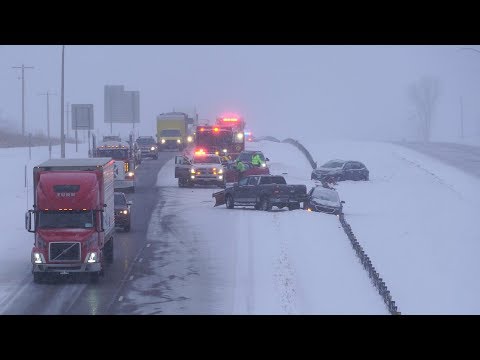 Stearns County, MN Interstate 94 pileups in snow – 12/12/2019