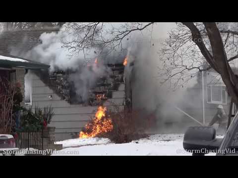 Multiple Fire Departments Respond to House Fire in Crystal, MN – 1/9/2020