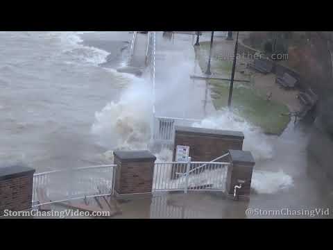 Northern Chicago, IL Metro Huge Waves And Flooding – 1/11/2020