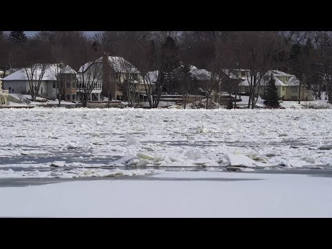 Mississippi River Ice Jam Flooding, Champlin MN – 1/14/2020