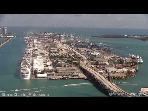 Cruise Ships Shutdown Ghost Town,  Port of Miami – Miami, FL – 3/15/2020