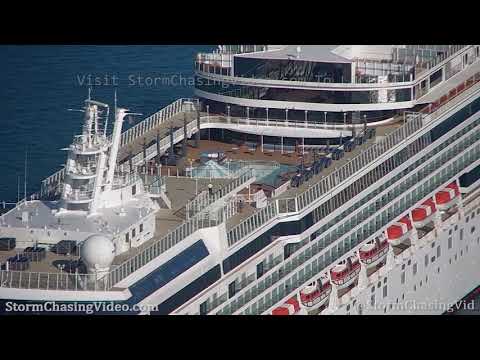 Ghost Cruise Ships Set Sail From The Port of Miami, Miami FL