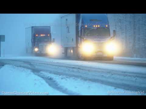Heavy Snow causes traffic headache for truckers in Pennsylvania – 4/17/2020