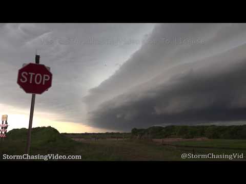 Amazing Shelf Cloud, Wichita, KS – 5/7/2020