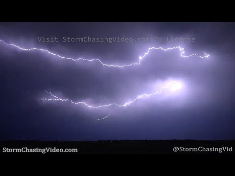 Amazing Lightning Fills The Sky Over Severy, KS 5/15/2020