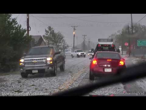Drivers Caught In Large Destructive Hail Storm – Holly. CO – 5/21/2020