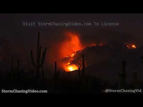 Big Horn Wild Fire Time-Lapse, Oro Valley, AZ – 6/13/2020