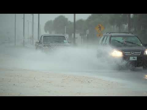 Tropical Storm Marco Flooding and Accidents, Pensacola Beach, FL
