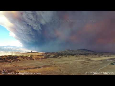 Drone Footage Of The Cameron Peak Fire, Loveland, CO – 10/14/2020