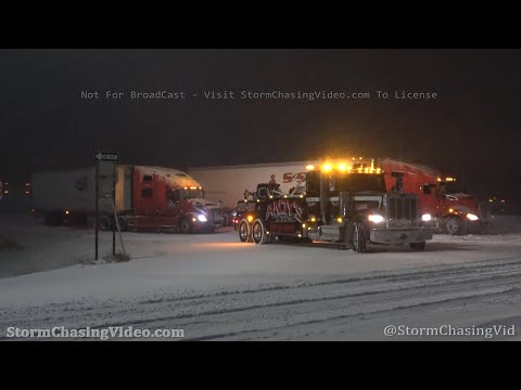 Winter Storm Travel Nightmare With Seven Inches Of Snow, St. Cloud, MN – 11/10/2020