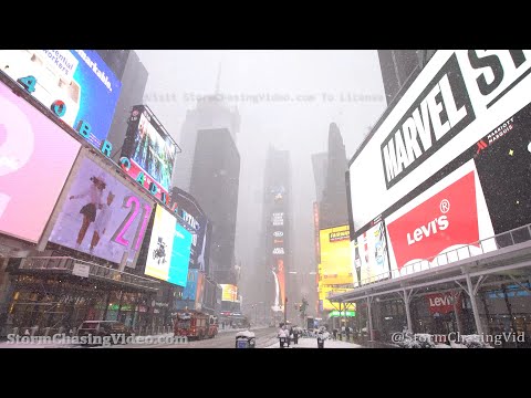 Blizzard Conditions Blanket Manhattan – New York, City, NY – 2/1/2021