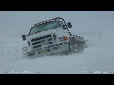 Ground Blizzard strands vehicles on I-25, Longmont, CO – 3/14/2021