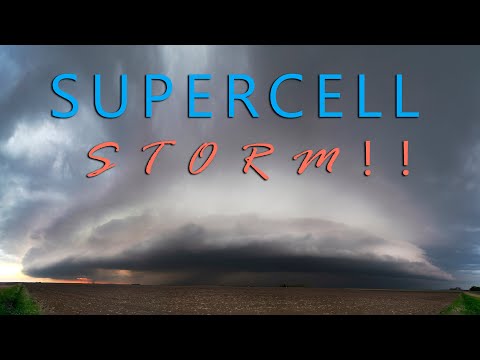 Amazing 4K Supercell Thunderstorm Timelapse in Minnesota!