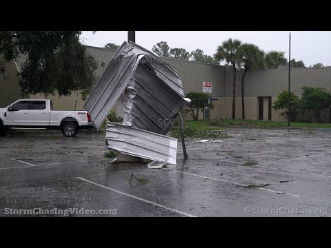 Jacksonville, FL Tornado Damage from Tropical Storm Elsa – 7/7/2021
