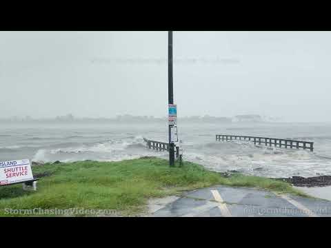 Tropical Storm Fred Hitting Port Saint Joe – 8/16/2021