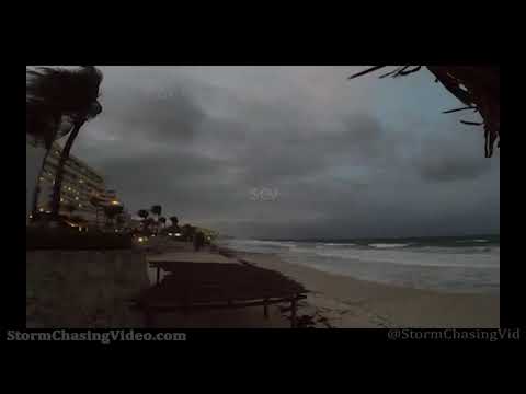 8/19/2021 Weather News – Cancun Mexico, Prior To Hurricane Grace
