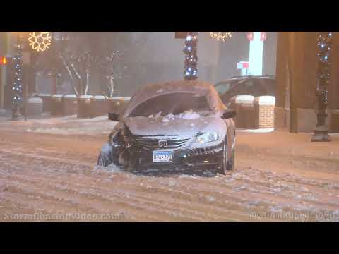 Winter Storm Creates Slick Roads In The Twin Cities – 12/10/2021